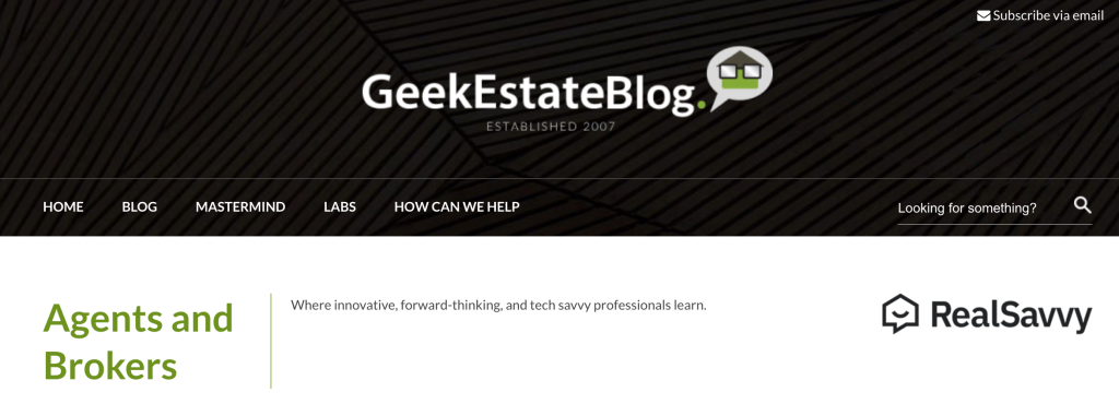 Real estate blogs