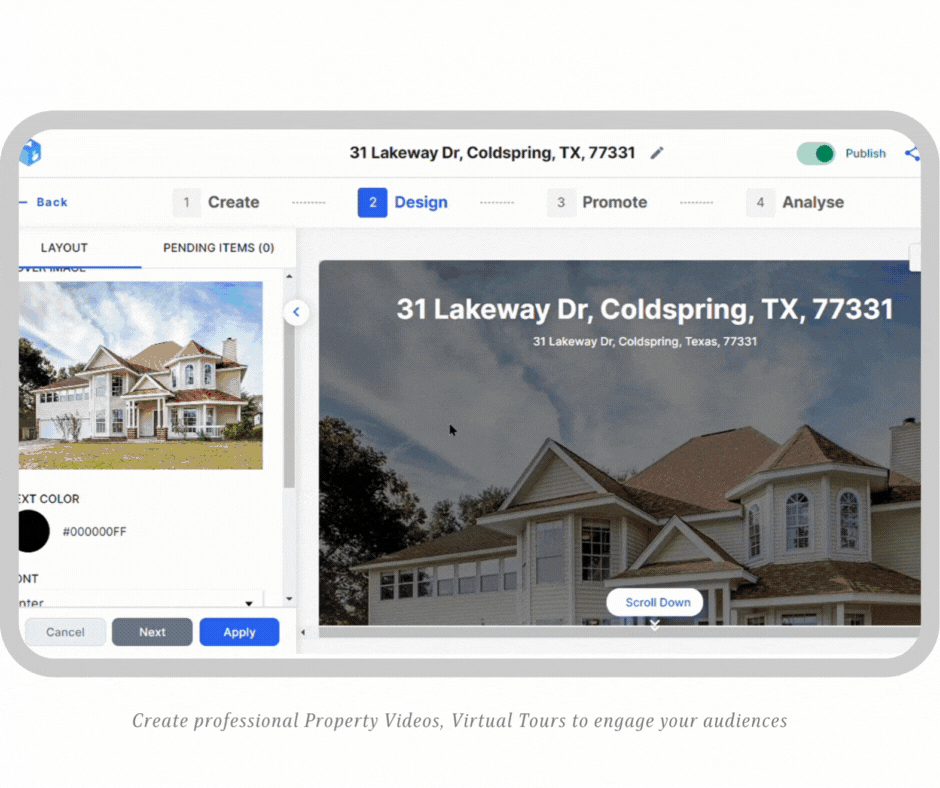 Visual Single Property Website Example  | EOwn Blog