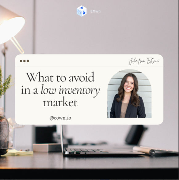 Real estate low inventory mean

